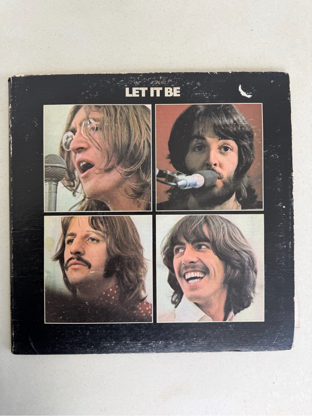 THE BEATLES Lp "LET IT BE" (1970) Orig 1st Red Apple AR 34001